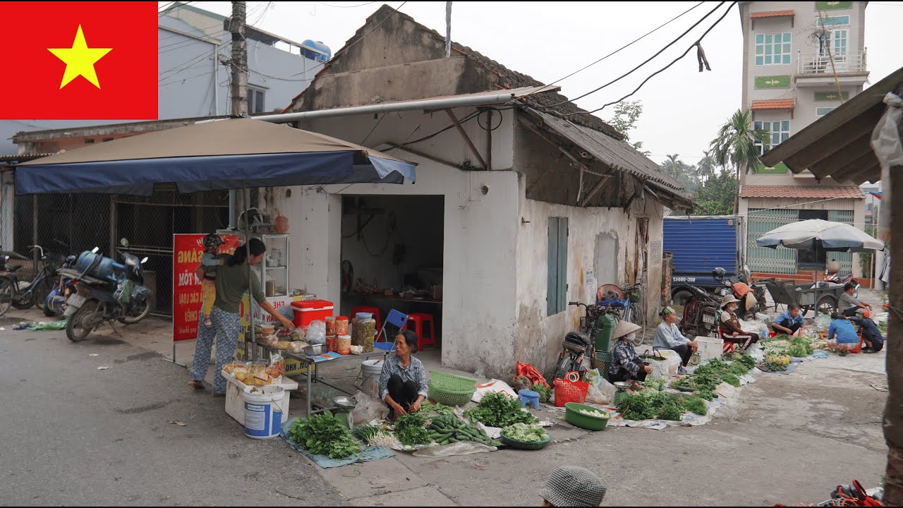 Настоящая рыночная жизнь Вьетнама: утро на рынке Дау в Ниньбине