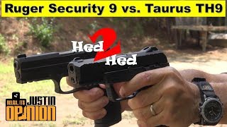 Taurus TH9 vs Ruger Security 9