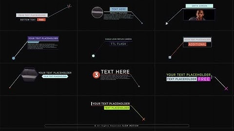 CallOut Titles After Effects Templates