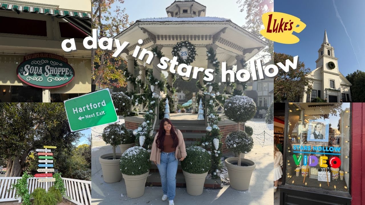 a day in stars hollow | gilmore girls, warner bros studio tour