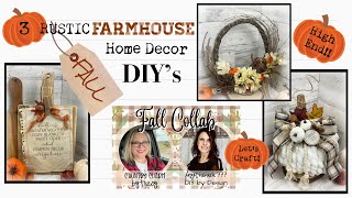 DIY Rustic Farmhouse Fall Crafts | DIY Rustic Farmhouse Fall Home Decor | DIY Fall Crafts 2022