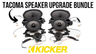 Kicker 6 Speaker Plug & Play Upgrade Bundle Install | 2016  2023 Toyota Tacoma