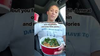 Chick-Fil-A Order With Over 40G Protein And Less Than 600 Calories