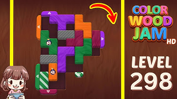Color Wood Jam Level 298 Solution Walkthrough