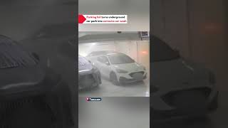 Parking fail turns underground car park into corrosive car wash