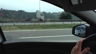 Ankara - İstanbul Otoyolunda Tersten Giden Çekici Kamyon