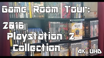 Game Room Tour: "Playstation 2 Collection" 2016 Update - 4K UHD