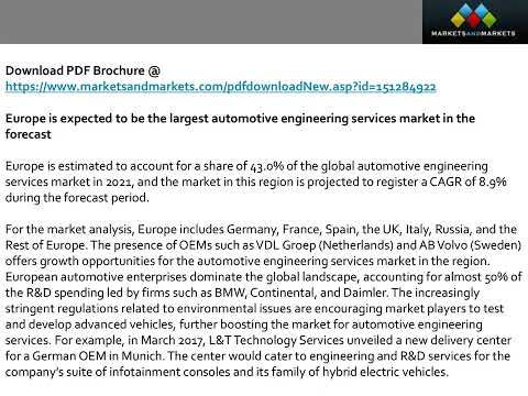Automotive Engineering Services Companies
