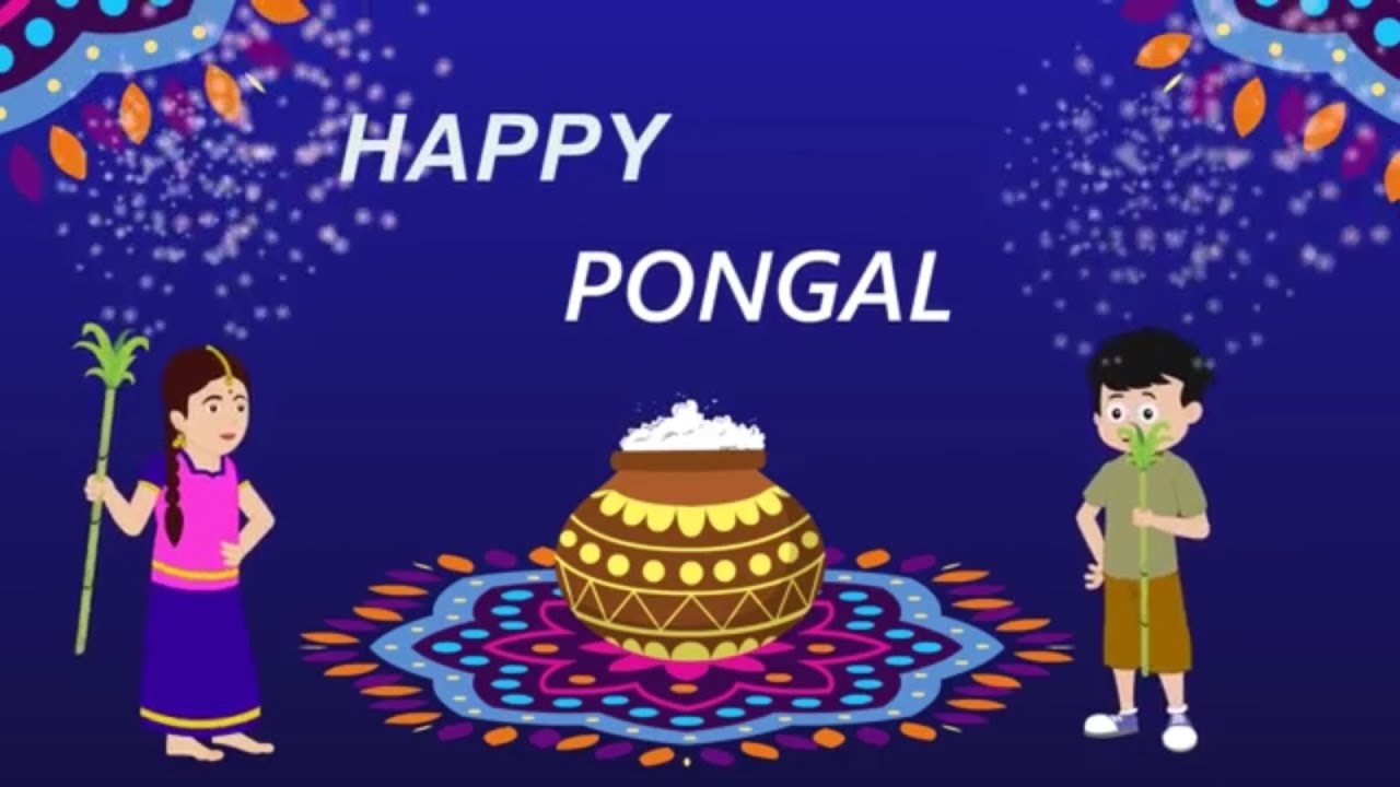 Pongal Whatsapp Status 2018 | Animated Pongal | Sankranthi Greetings 2018 -  YouTube | Happy pongal, Happy, Status