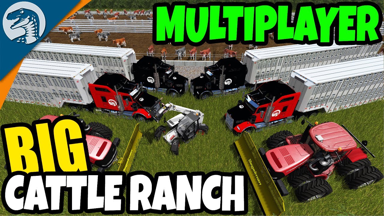 GIANT AMERICAN CATTLE RANCH & BEEF PRODUCTION Farming Simulator 17