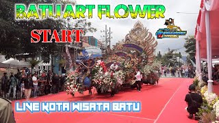 LIVE PANGUNG START BATU ART FLOWER CARNIVAL 2025 pesona harmoni alam dan budaya kota batu sae