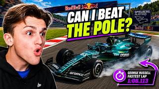 Can I BEAT the Austrian GP Pole in a REALISTIC Aston Martin? 🤔