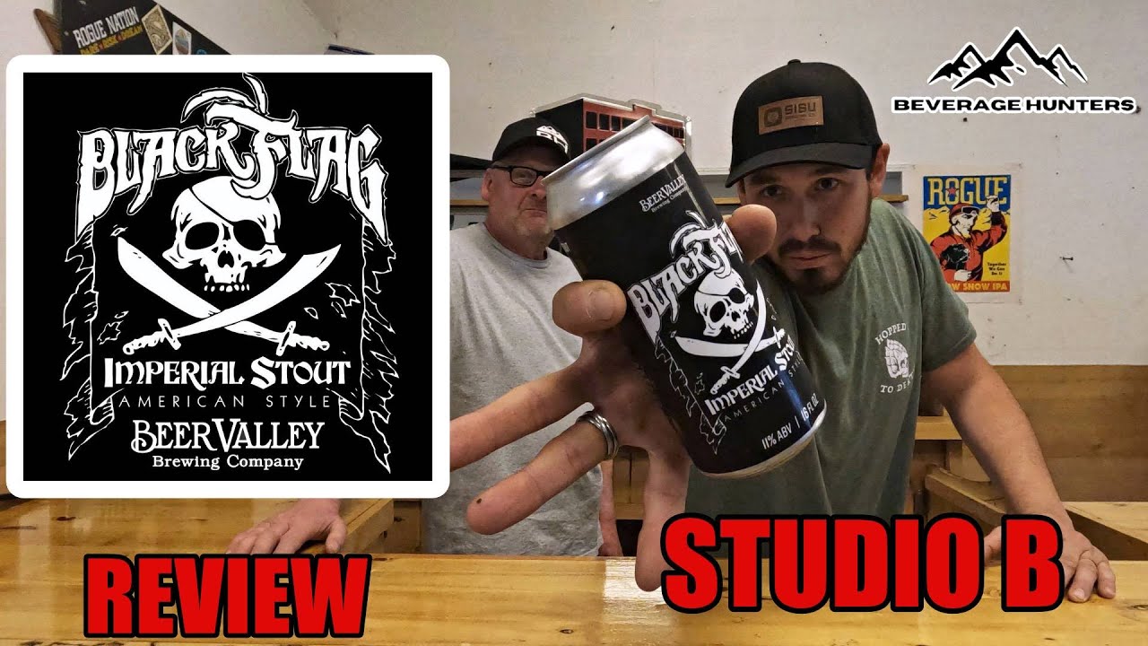 Black Flag Imperial Stout from Beer Valley Brewing and Zoiglhaus Brewing