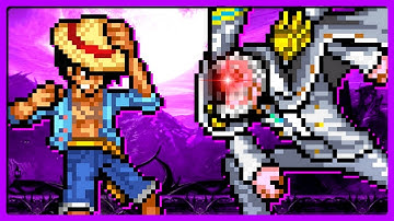 NEW LUFFY VS GARP - EPIC MUGEN BATTLE