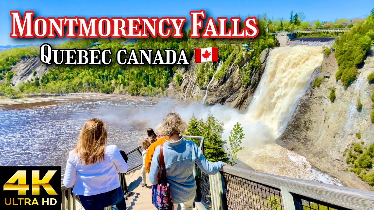 Montmorency Falls  Quebec Canada 🇨🇦 [4K]
