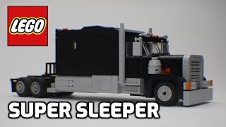 LEGO Semi Truck Super Sleeper Custom Moc