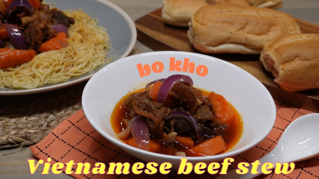 Vietnamese Lemongrass Beef Stew BÒ KHO YouTube