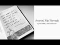 Journal Flip Through | April 2022 | Hobonichi A6