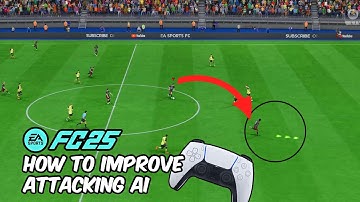 FC25 DIRECTED RUNS ATTACKING TUTORIAL | HOW TO CREATE SPACE IN THE ATTACK