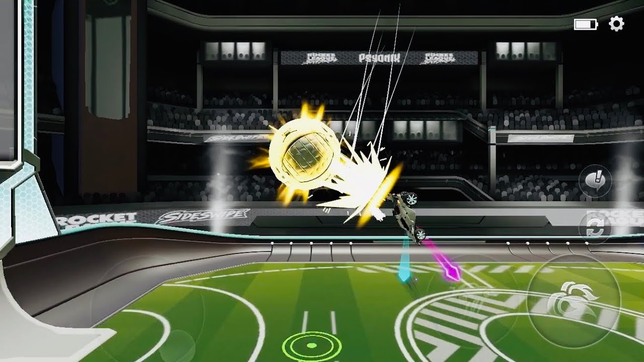 How to do a gold shot in rocket league sideswipe - YouTube