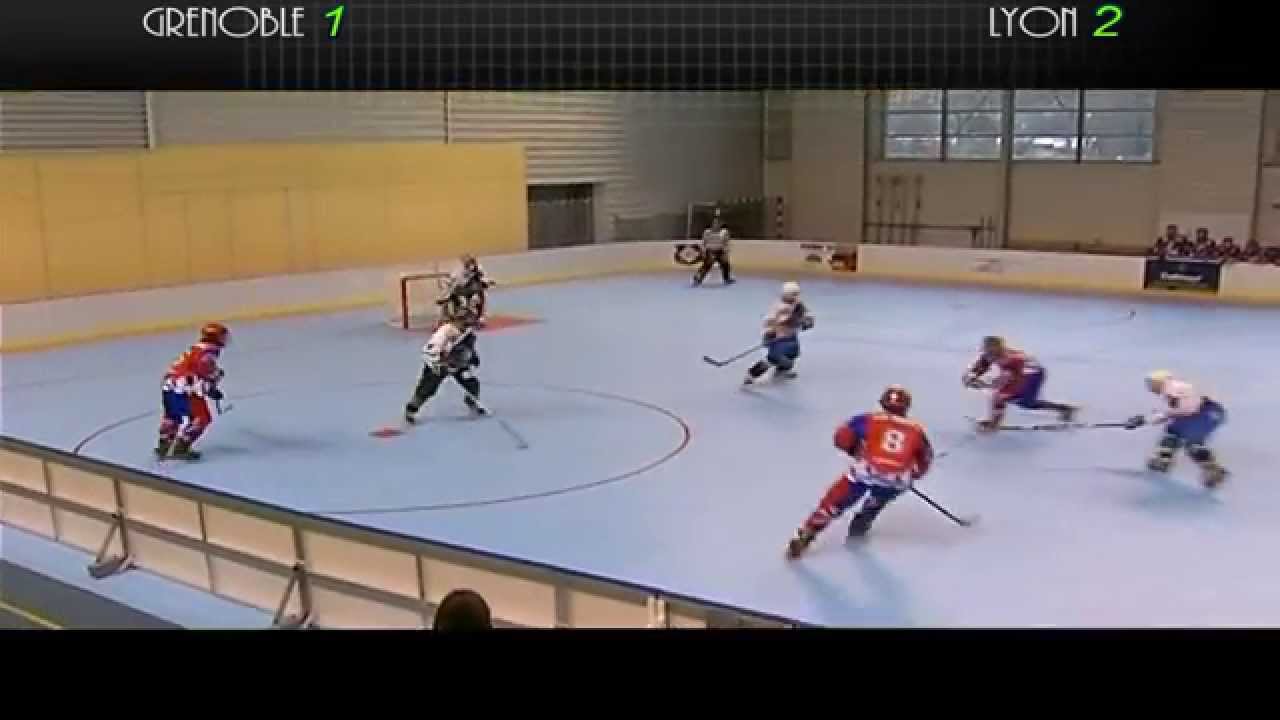Roller Hockey Junior Grenoble Lyon 1/3.wmv YouTube