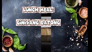 #MUSIC: CCTO, NO COPYRIGHTS INFRINGEMENTS.     PERFORMANCE TASK PHATFIT 1: one day meal