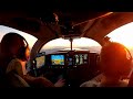 Diamond da50 rg sunset arrival into kavala lgkv