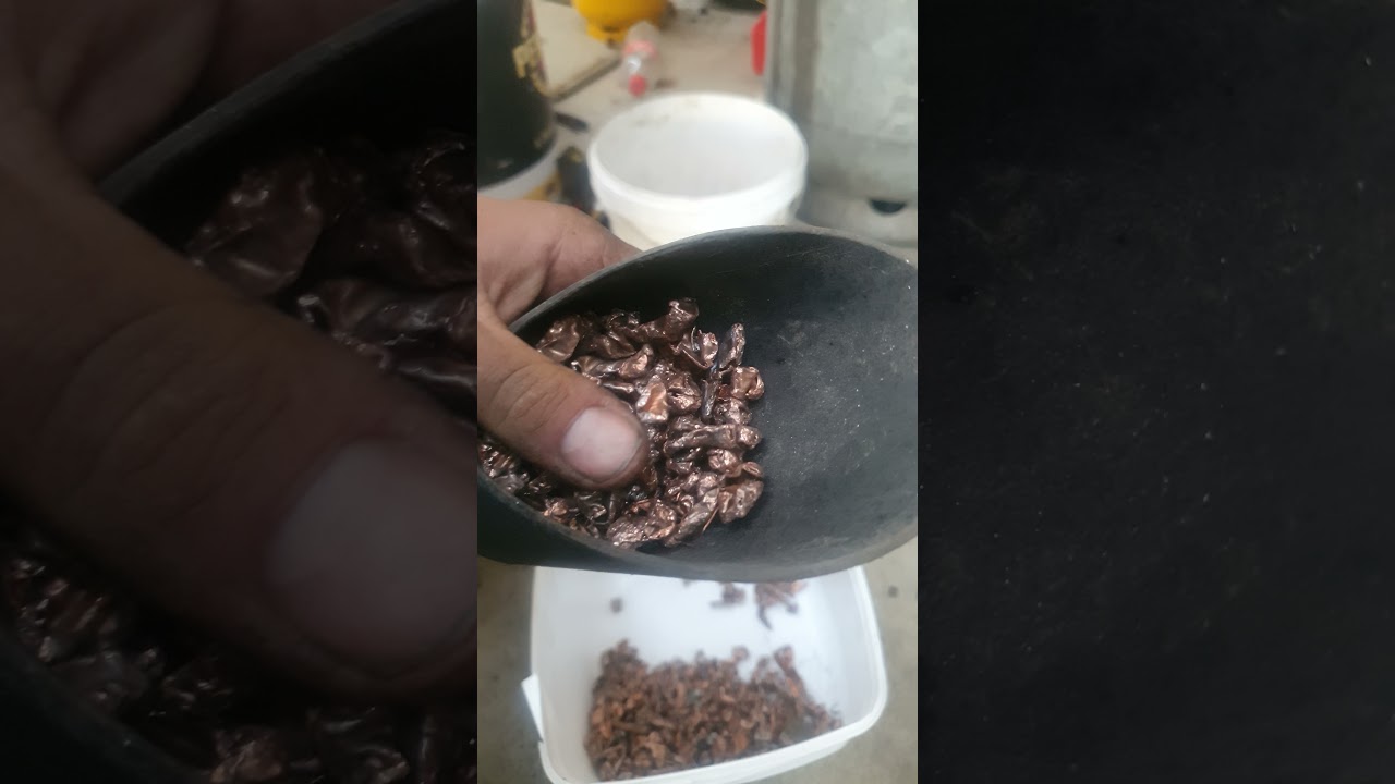 making copper ingots