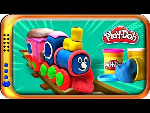 play doh train
