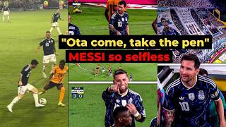 Messi Lets Otamendi Take The Penalty A Selfless Moment In His Final Argentina Dance