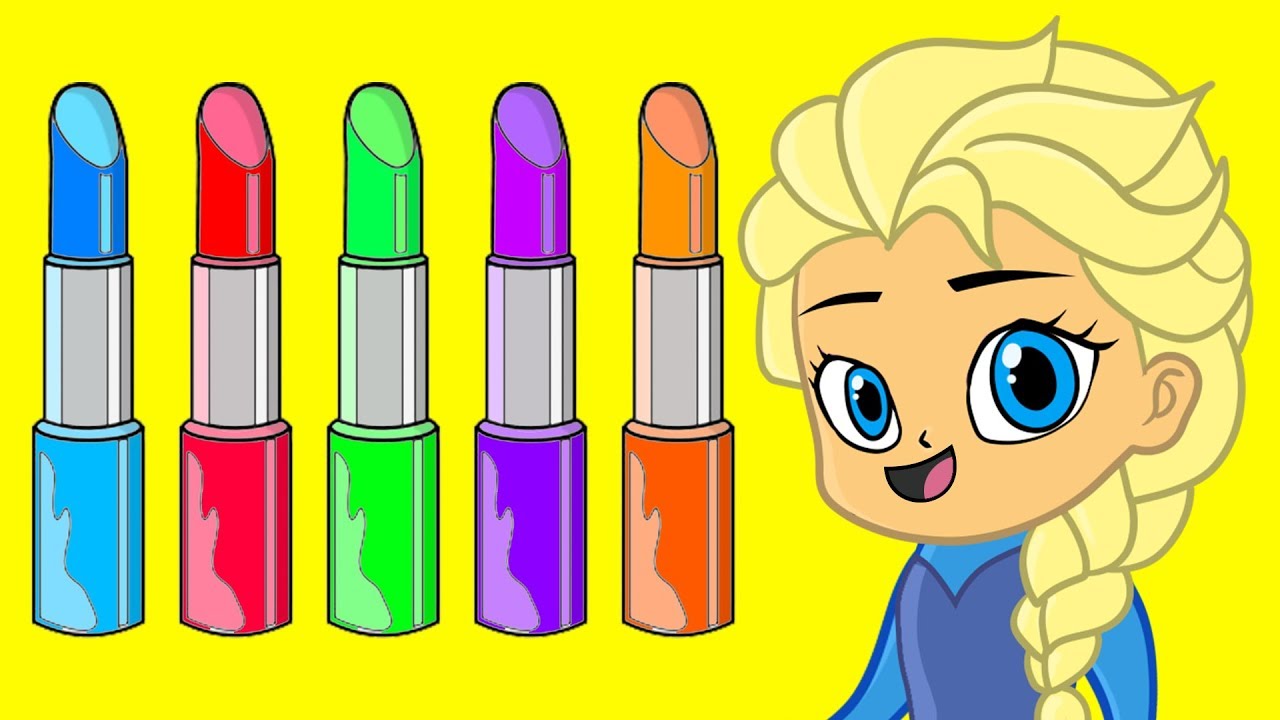 funny pranks videos Frozen Elsa make up cartoon & Superhero stop motion videos for kids