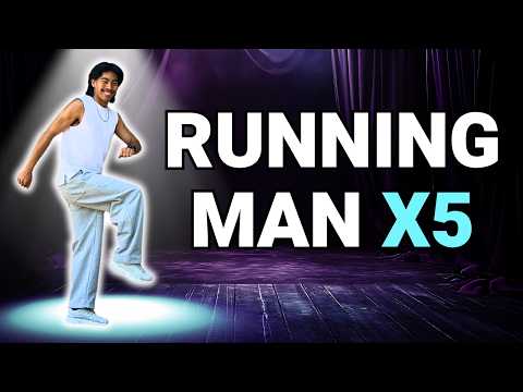 5 Running Man Variations for Beginners | Shuffle Dance Tutorial