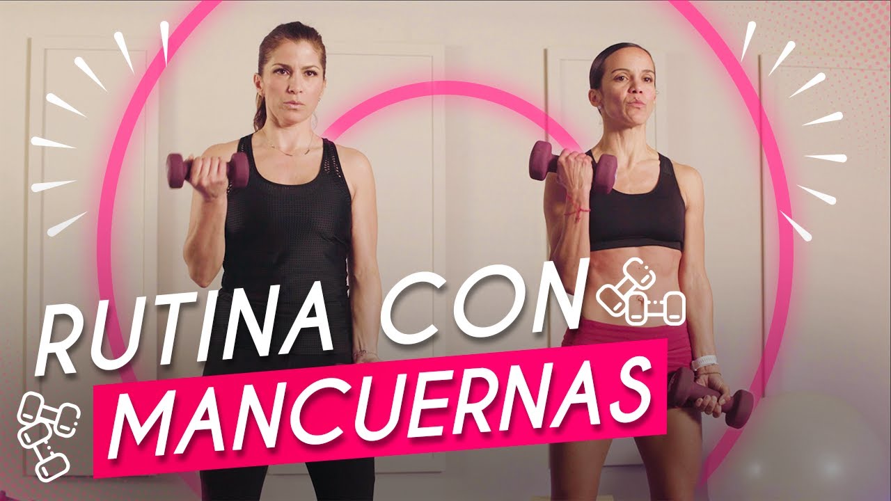 RUTINA CON MANCUERNAS Y CARDIO| Tonifica Brazos y Baja de Peso 💪🏻
