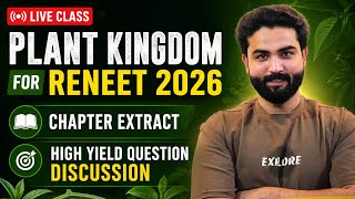 🌱 Plant Kingdom Marathon for RENEET 2026 | Most Important NCERT Topics + PYQs