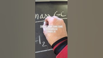 Ideal Gas Law Lab Procedure | Part 2
