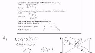 Honors Geometry Chapter 6