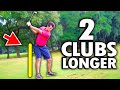 You will be 2 clubs longer after doing this 5 minute golf swing drill