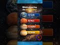 which planet has the shortest day? #quiz #shorts