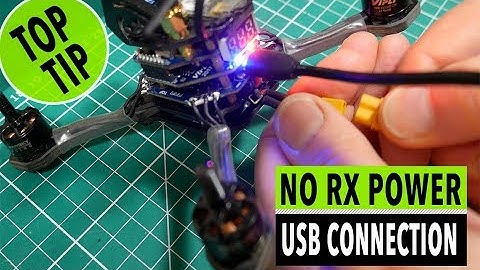 No receiver RX power from USB connection. Is it safe to connect a LiPo battery?