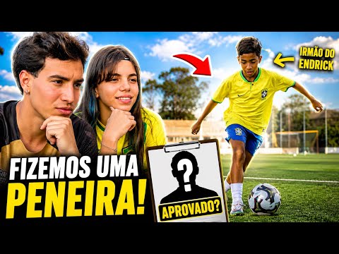 I TRIED OUT WITH ENDRICK'S BROTHER! *is he good?