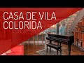 Casa de Vila Colorida de uma Arquiteta que Ama Viajar