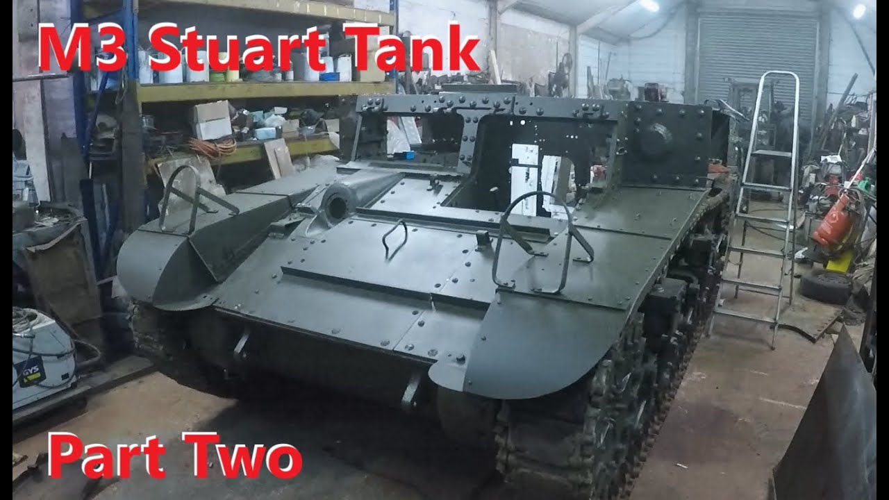 WW2 M3 Stuart Tank (Part Two) Remove the Matilda tank engine - YouTube