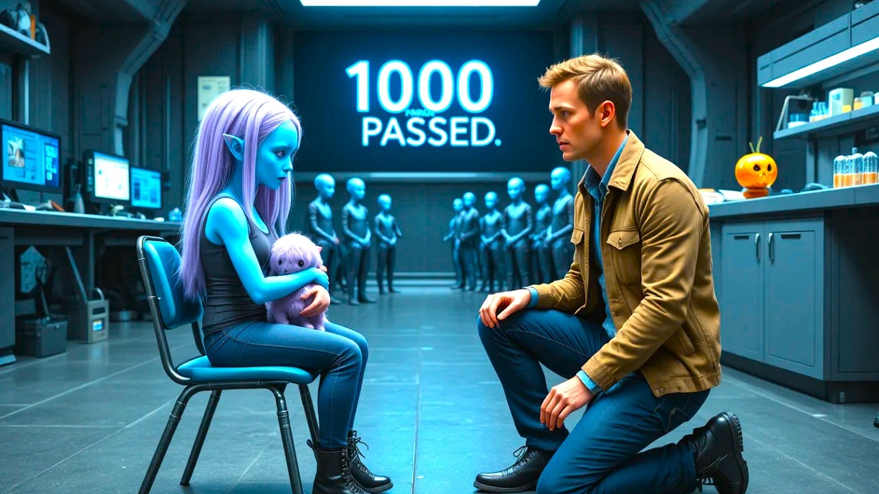 Alien Girl Rejected by 1,000 Families Sits Alone — One Human Asks WHY | HFY Sci-Fi Story