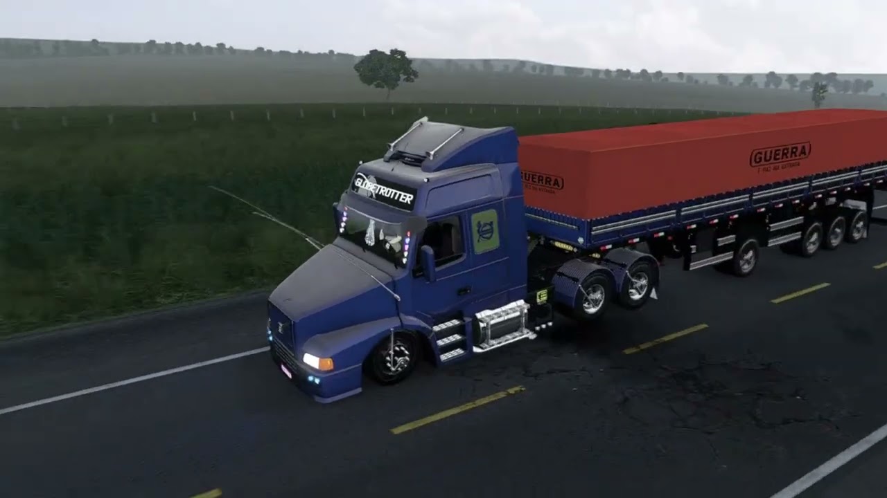 SAINDO COM O VOLVO NH12 NO PUXE DA QUANTO PATAS TAMPA ALTA ETS 2 1.57