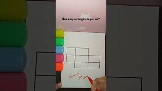 How many rectangles do you see #trending #shorts