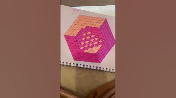 #blocks #geometric #cubes #drawing #easy #beginnerdrawing #opticalillusion #shorts #art #drawing