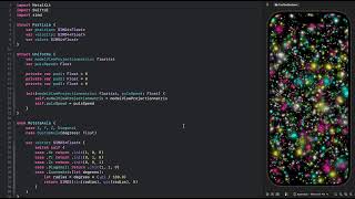 Interactive 3D Particle Sphere | Swift, MetalKit & Compute Shaders