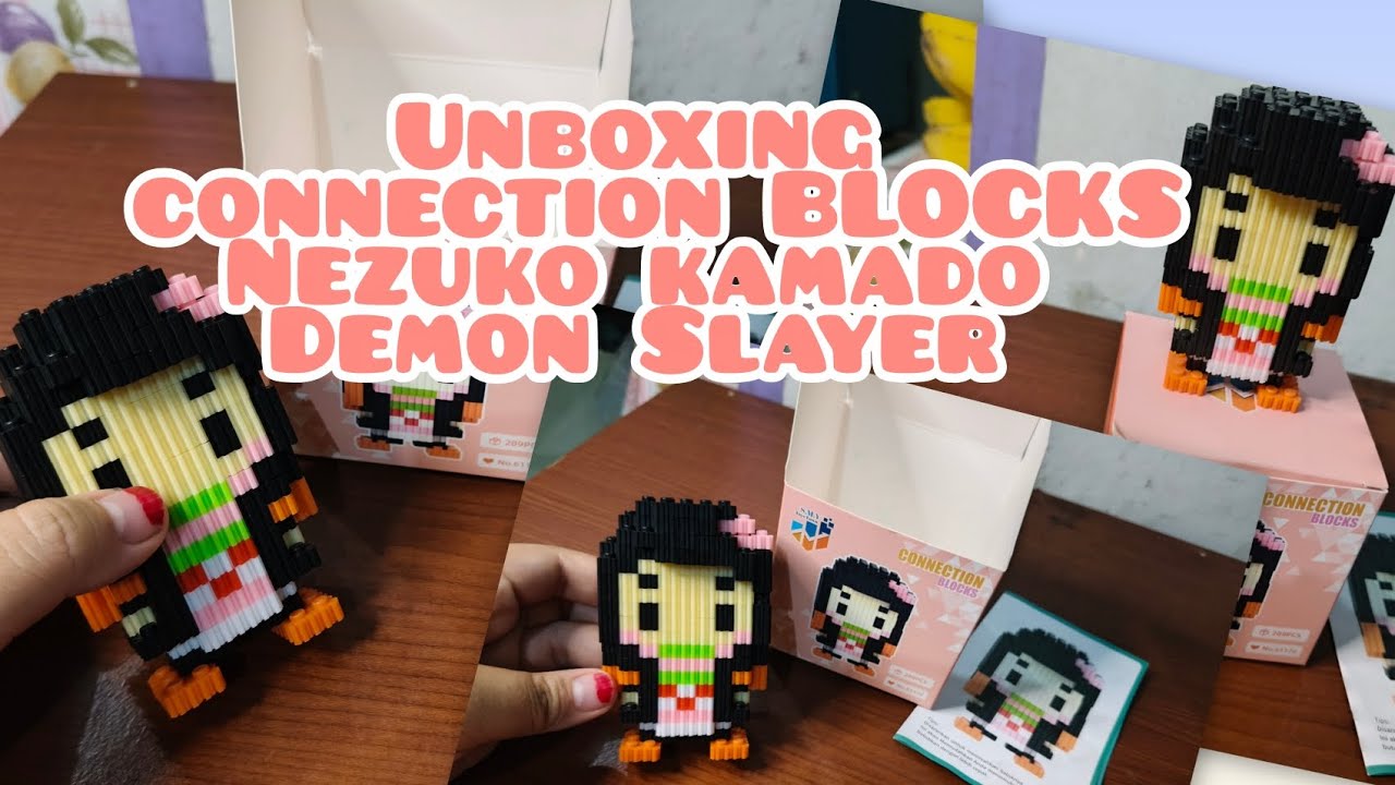 Nezuko kamado Demon Slayer Kimetsu no yaiba connection blocks 