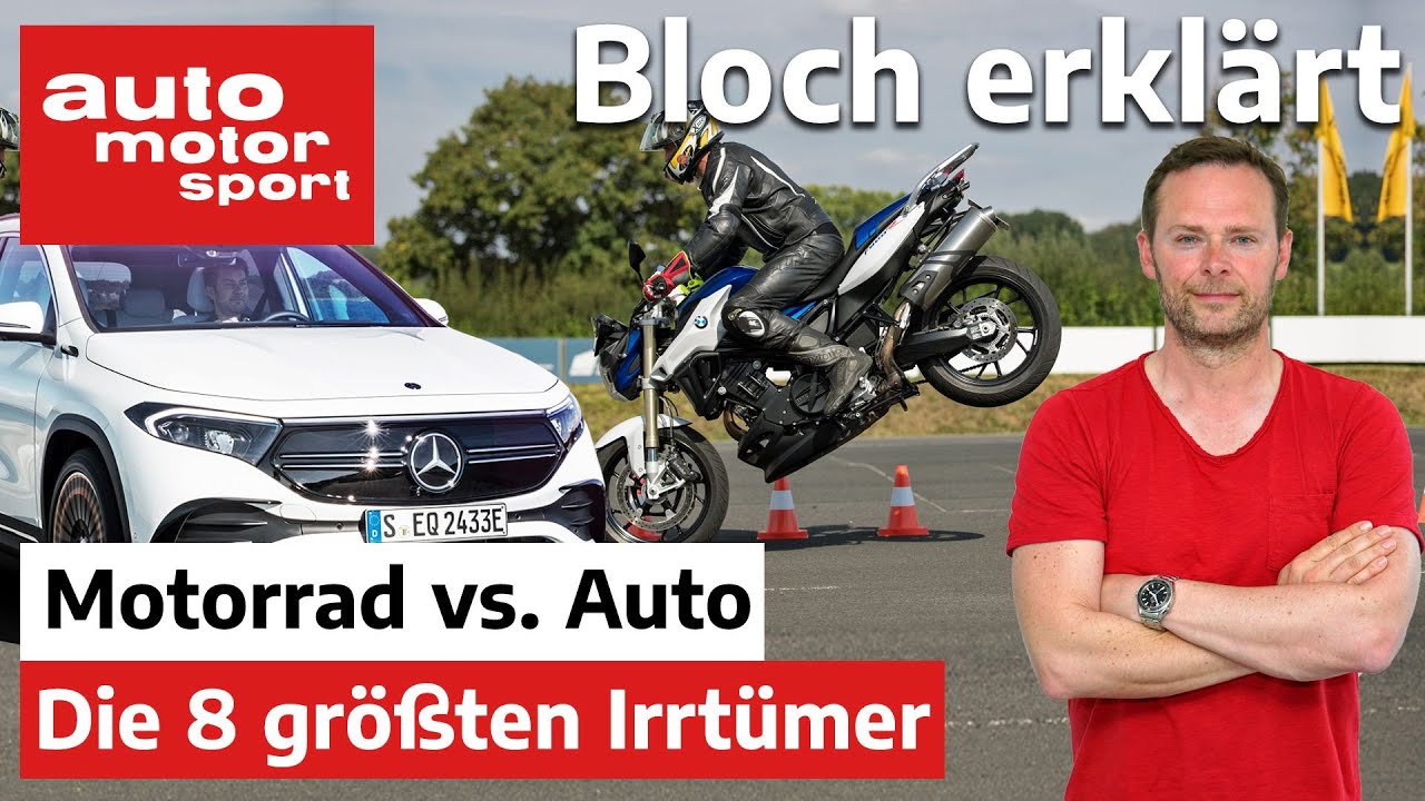 Motorrad- vs. Autofahrer: Die 8 größten Irrtümer - Bloch erklärt