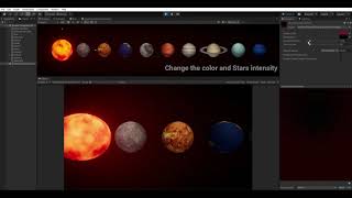 Unity 3D Asset: The Amazing Solar System - Skybox Shader